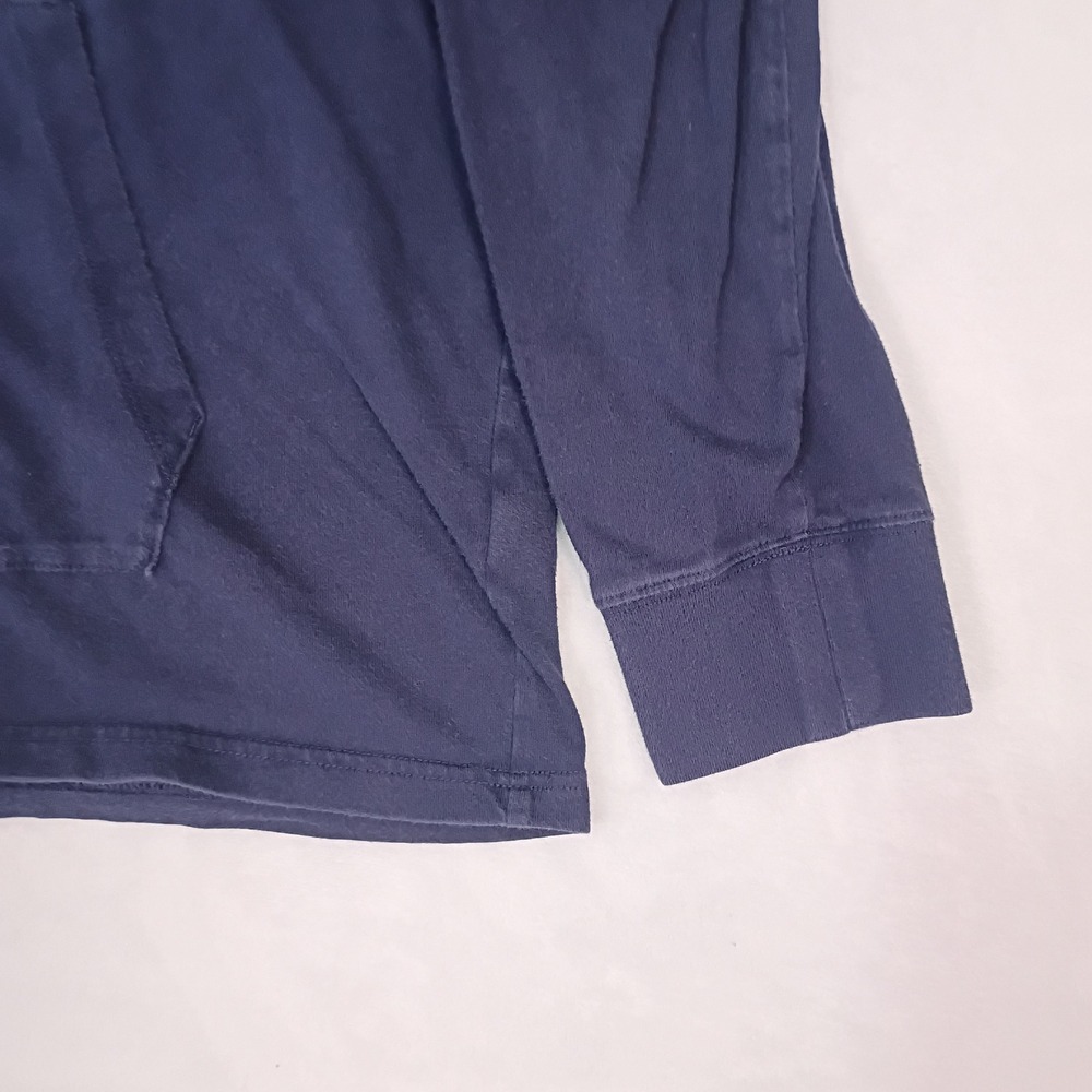 American Eagle Mens Navy Blue Super Soft Logo Graphic Hoodie Sweatshirt Large - Picture 11 of 13